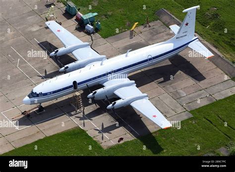 IL-22M surveillance aircraft the Russian Air Force parked on apron ...