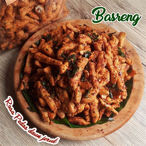 Jual Basreng Pedas Daun Jeruk Kg Basreng Bumbu Melimpah Shopee