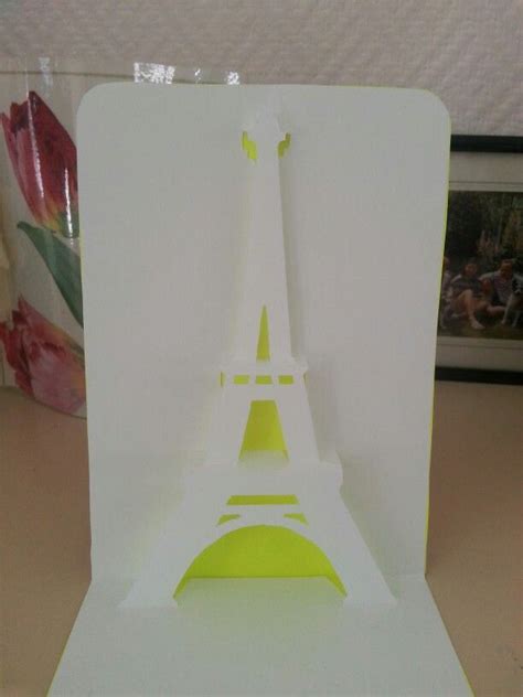 Pop Up Card Eiffel Tower Pop Up Eiffel Tower Cards Popup Maps Playing Cards