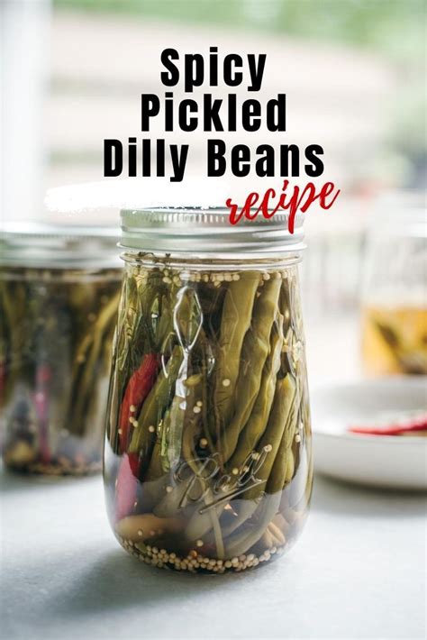 Spicy Mixed Dilly Beans Recipe For Preserving Summer S Best Vegetables