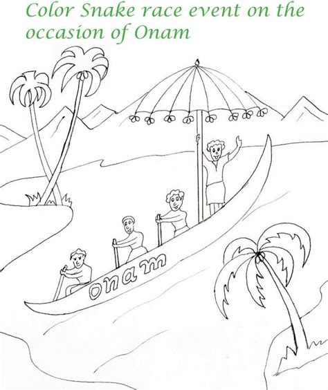 Onam printable coloring page for kids 7