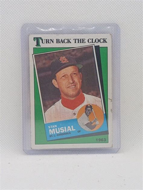 Topps Turn Back The Clock Stan Musial Ebay