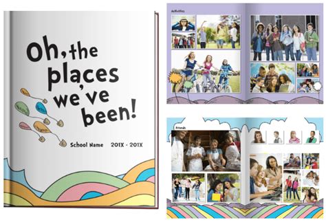 Elementary School Yearbook Theme Oh The Places Youll Go With Dr Seuss