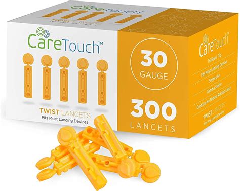 Care Touch Lancets For Diabetes Testing Gauge Diabetic Lancets For