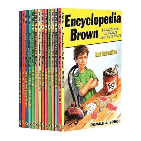 The Encyclopedia Brown 14 Book Series By Donald J Sobol Shopee Thailand