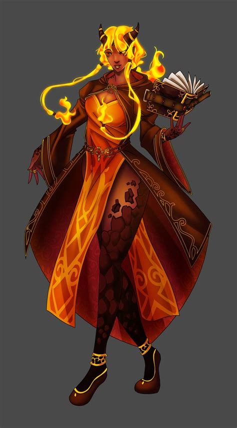 Fire Water Genasi D D Character Dump Character Art Character Concept