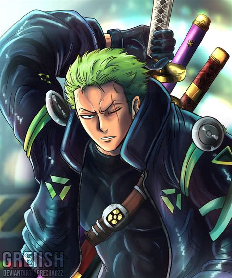 Zoro - Egghead Island by greciiagzz on DeviantArt