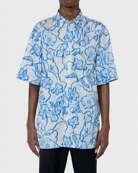 Dries Van Noten Cassidye Shirt Blue Highsnobiety Shop