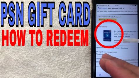 How To Redeem Psn Playstation Store Gift Card Youtube