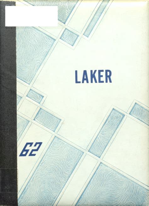 1962 yearbook from Big Lake High School from Big lake, Minnesota for sale