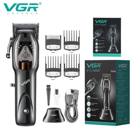 VGR Professional Hair Clipper Cordless Trimmer Electric Barber Haircut