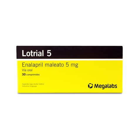 Lotrial 5 Mg Caja X 30 Comp Farmatotal