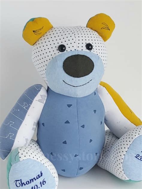 Memory Bear Pattern PDF Sewing Pattern Betsy Bear Teddy Etsy UK