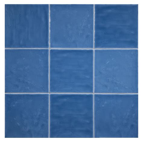 Blue Floor Tiles Texture