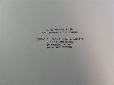 Vintage U.S. Naval Base PORT HUENEME Ca. Aerial OFFICIAL Photo Navy Qu ...