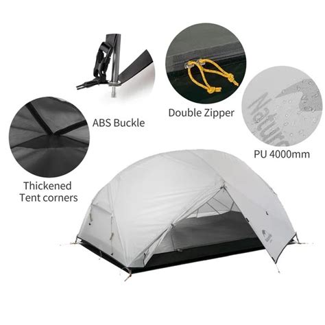 Naturehike Mongar Person Season Camping Tent For Hiking Cycling