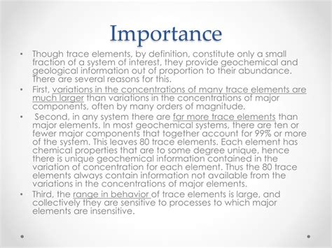 Ppt Introduction To Trace Element Geochemistry Powerpoint