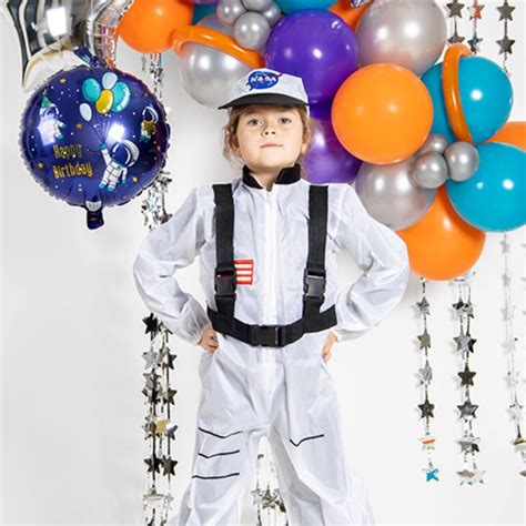 Globo Astronauta Happy Birthday Cm Conver Party