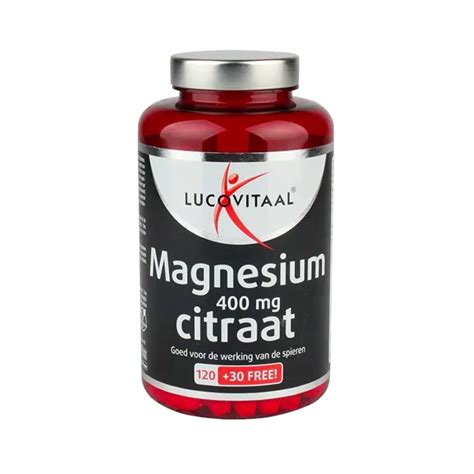 Lucovitaal Magnesium Citraat 400mg Tabletten Vitamines