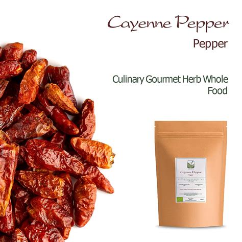 Organic Whole Cayenne Pepper Spice Spicy Red Pepper 100g 35 Oz