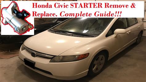 Replacing A Starter Solenoid Honda Civic 2003 Replacing 2006