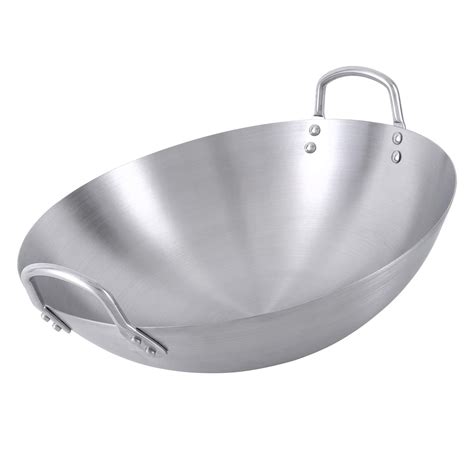 Wok 40x12cm Aluminium With 2 Handles Chinese Style Shop Today Get It
