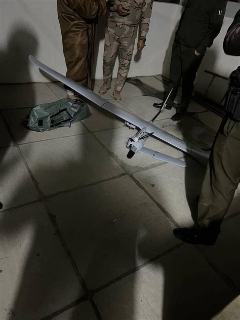 A Uav Drone Crashed On A Rooftop Northern Kirkuk Governorate Iraq