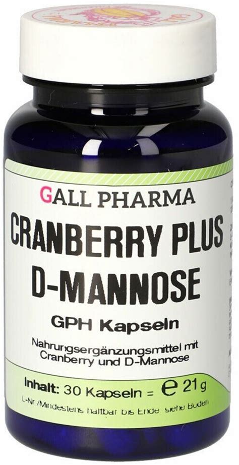 Hecht Pharma Cranberry D Mannose Gph Kapseln Stk Ab