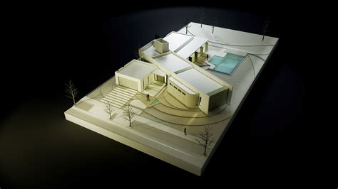 Make Virtual Wood Or Cardboard Architectural Model Rendering Of Your