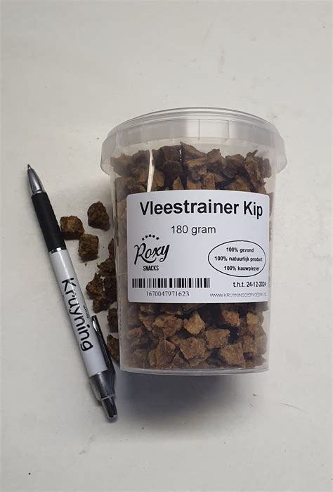 Vleesblokjes Puur Mini Kip 12 X 180 Gram Kruyning Diervoeding Bv