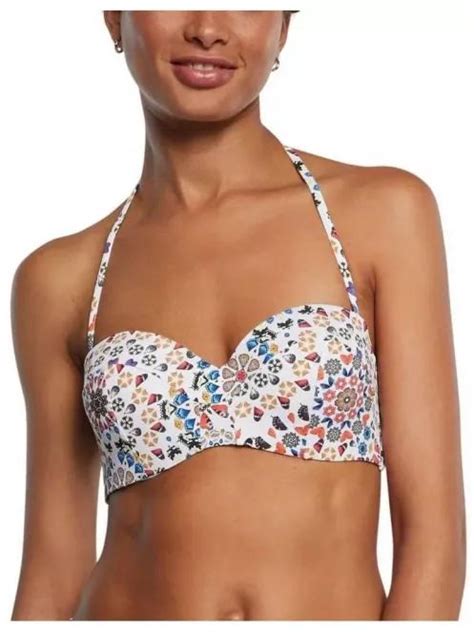 Desigual Biki Bahamas Sutien Bikini Pt Femei Alb Dockyard