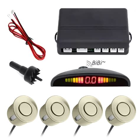 Fabtec Car Reverse Parking Sensor With Led Display Sensor Reverse