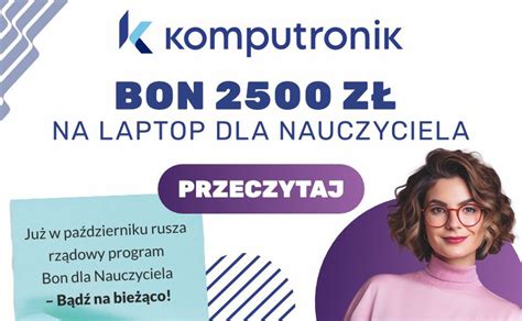 Bon Z Na Laptop Dla Nauczyciela Tw J Dom Zel W