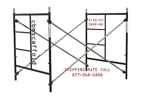 Cbm Scaffold 8 Set New Snap On Lock 5 X 5 X 7 Masonry Scaffolding