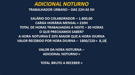 Calculo Dsr Adicional Noturno Librain