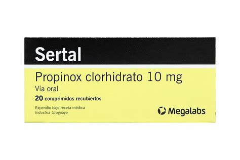 Sertal Mg Caja Con Comprimidos Recubiertos Farma Chex