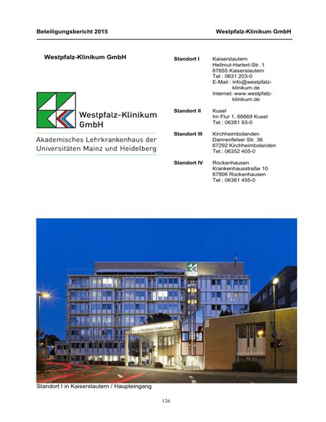 Westpfalz Klinikum GmbH