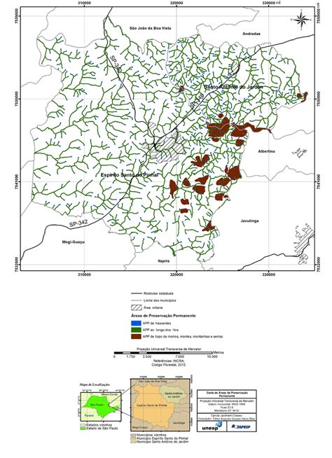 Carta de áreas de preservação permanente Download Scientific Diagram