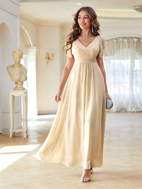 BEŻOWA SUKIENKA MAXI Shein S1H XL 15366596344 Allegro pl