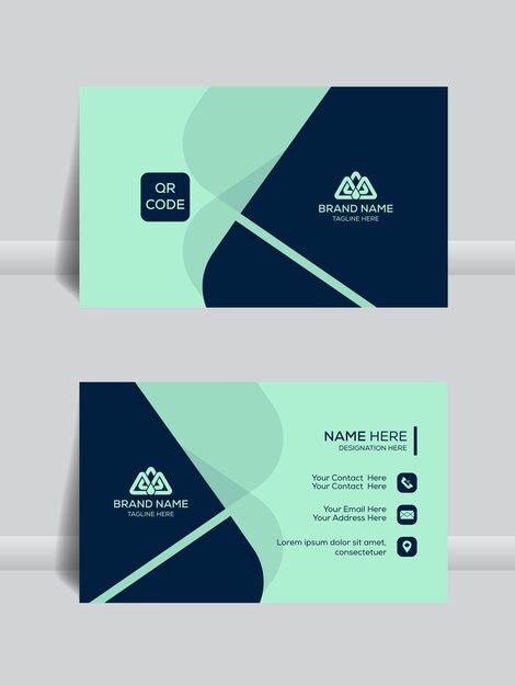 Premium Vector Modern Business Card Creative And Clean Business Card