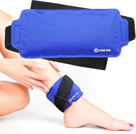 Poche de Glace Réutilisables avec Sangle Élastiques pour Blessures Sac