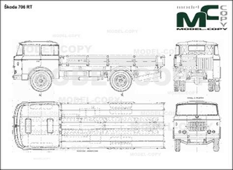 Škoda 706 Rt Disegno 2d 40900 Model Copy Italiano Skoda