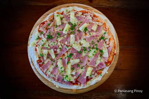 Hawaiian Pizza (No Bake) - Panlasang Pinoy