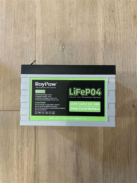 Roypow 12v 12ah リン酸鉄リチウムイオンバッテリーlifepo4 メルカリ