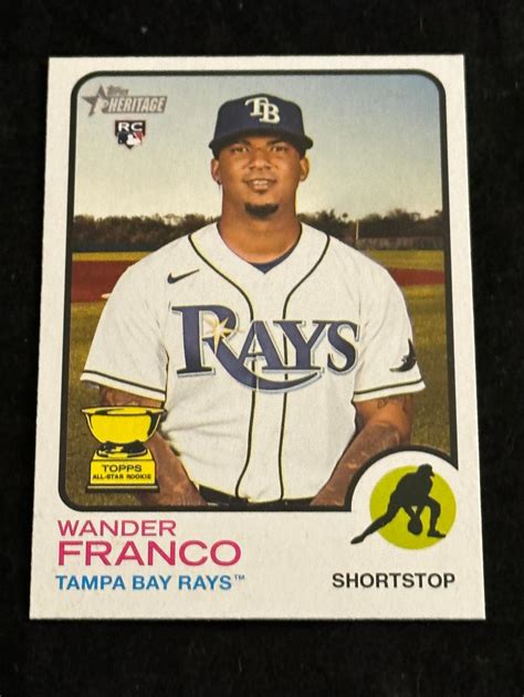 Lot Topps Heritage Gold Cup Wander Franco Rc