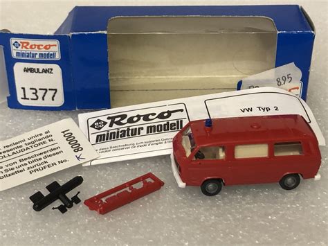 Roco Miniatur Modell H Vw T Ktw Feuerwehr Im Ma Stab