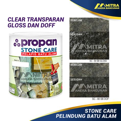 Jual Propan Stone Care 1 Liter Coating Batu Alam Cat Pelapis Batu