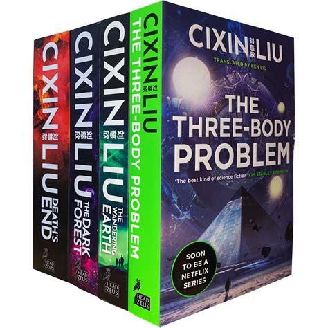 Cixin Liu Three Body Problem 4 Books Collection Set The Three Body