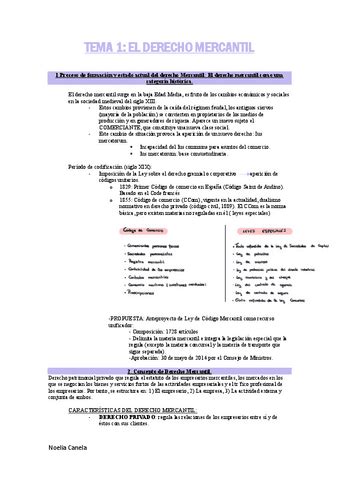 Tema Derecho Mercantil Pdf