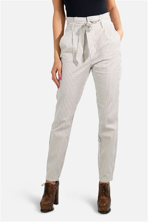 Pantalon Taille Haute Avec Ceinture Femme Pas Cher Sur Kebello